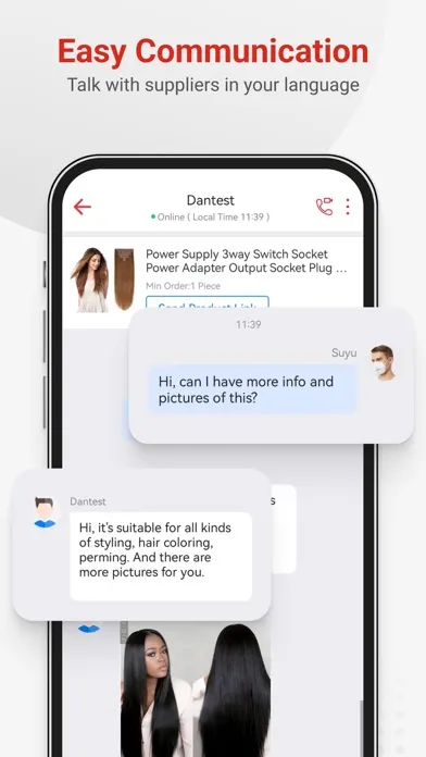 Zrzuty ekranu Made-in-China B2B Trade App