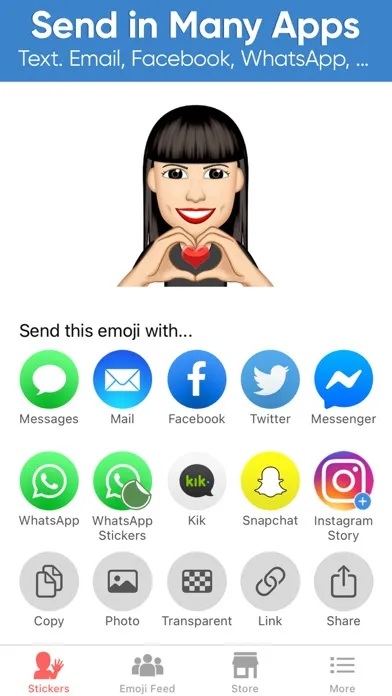 Ảnh chụp màn hình của Emoji Me Sticker Maker