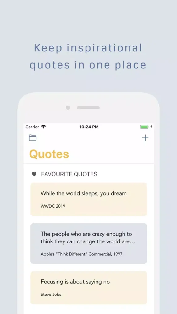 Capturas de tela do Quotes: Let's collect quotes