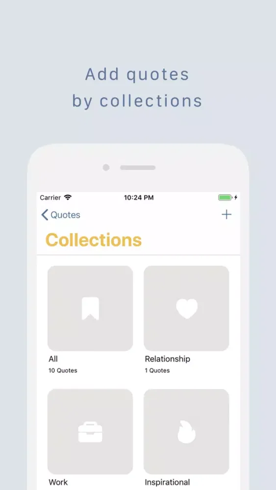Capturas de tela do Quotes: Let's collect quotes