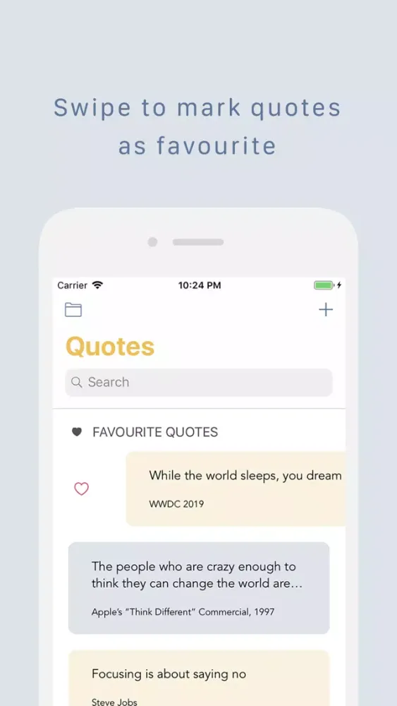 Capturas de tela do Quotes: Let's collect quotes