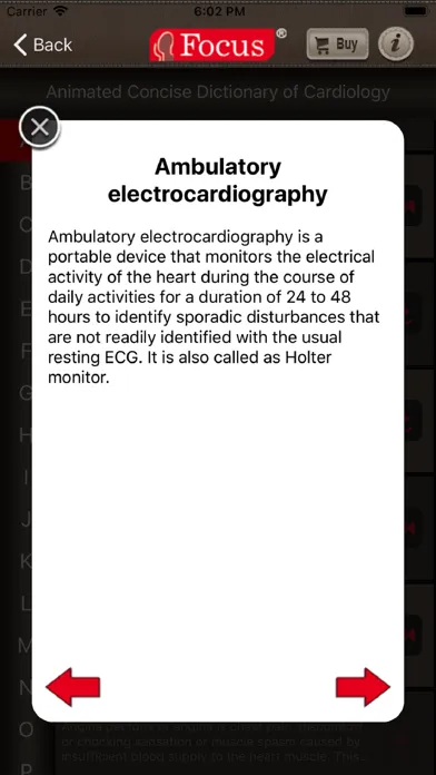Cardiology Dictionary スクリーンショット