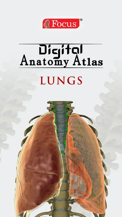Captures d'écran de LUNGS - Digital Anatomy