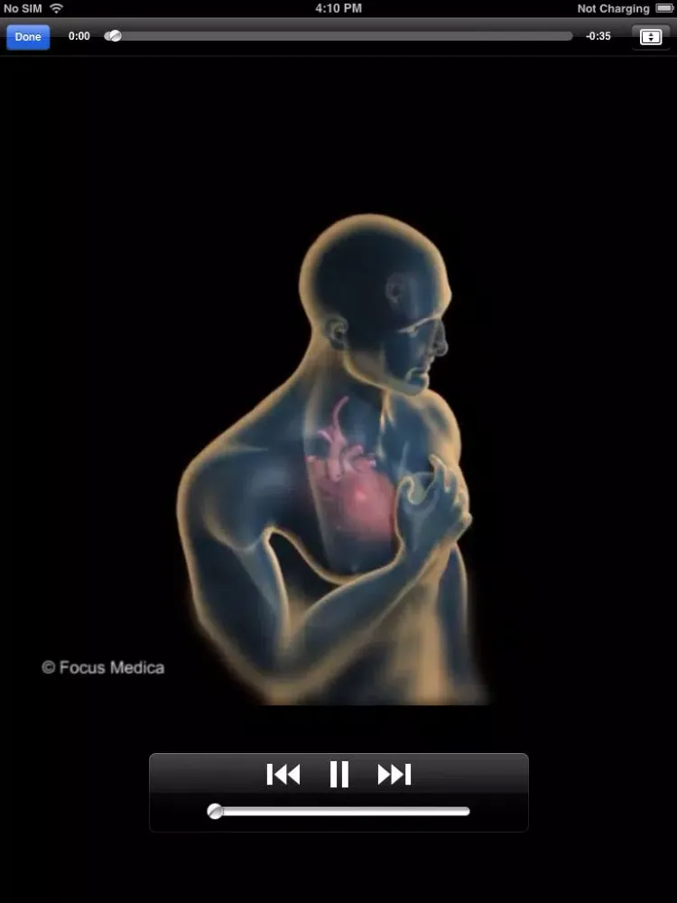 Tangkapan layar FAQs in Health & Medicine iPad 