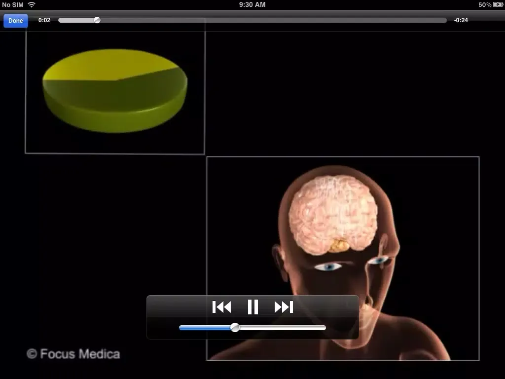 Tangkapan skrin Migraine FAQ iPad 