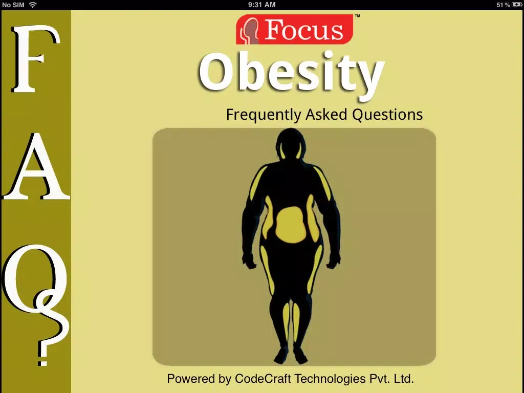 Tangkapan skrin Obesity FAQ iPad 