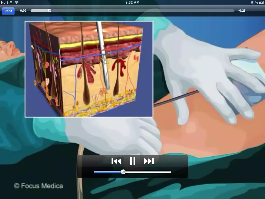 Tangkapan skrin Obesity FAQ iPad 