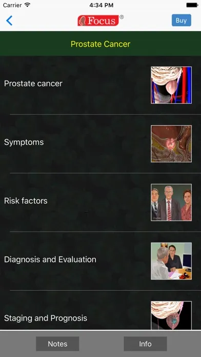 Ảnh chụp màn hình của Oncology - Understanding Disease