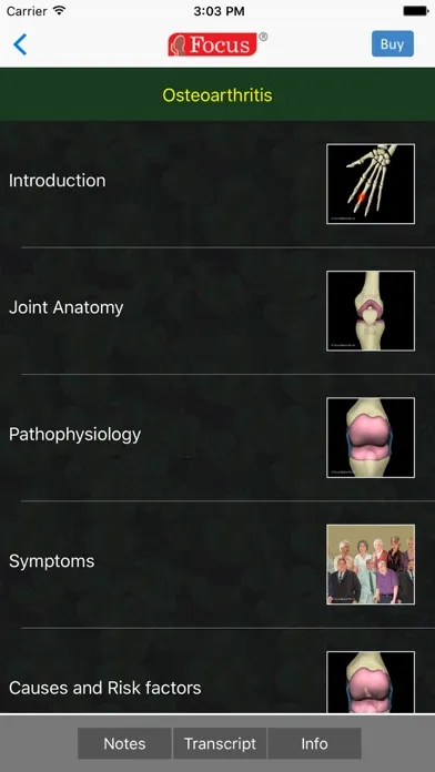 Capturas de pantalla de Orthopaedics - Understanding Disease