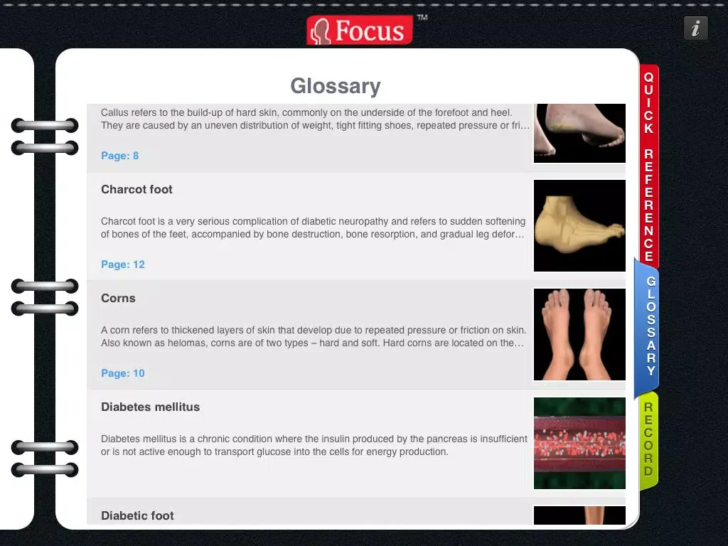 Скриншоты Animated Quick Reference Guide - DiabeticFoot iPad 
