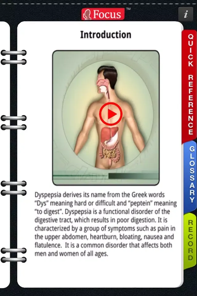 Скриншоты Animated Quick Reference Guide - Dyspepsia