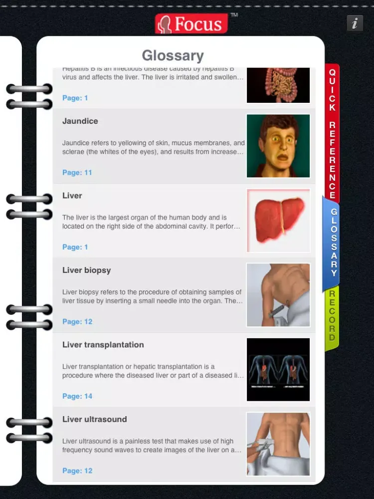 Animated Quick Reference Guide - HepatitisB iPad  Ekran Görüntüleri