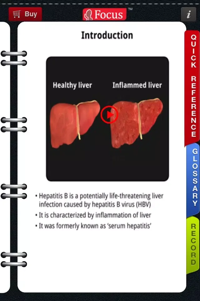 Animated Quick Reference Guide - HepatitisB Ekran Görüntüleri
