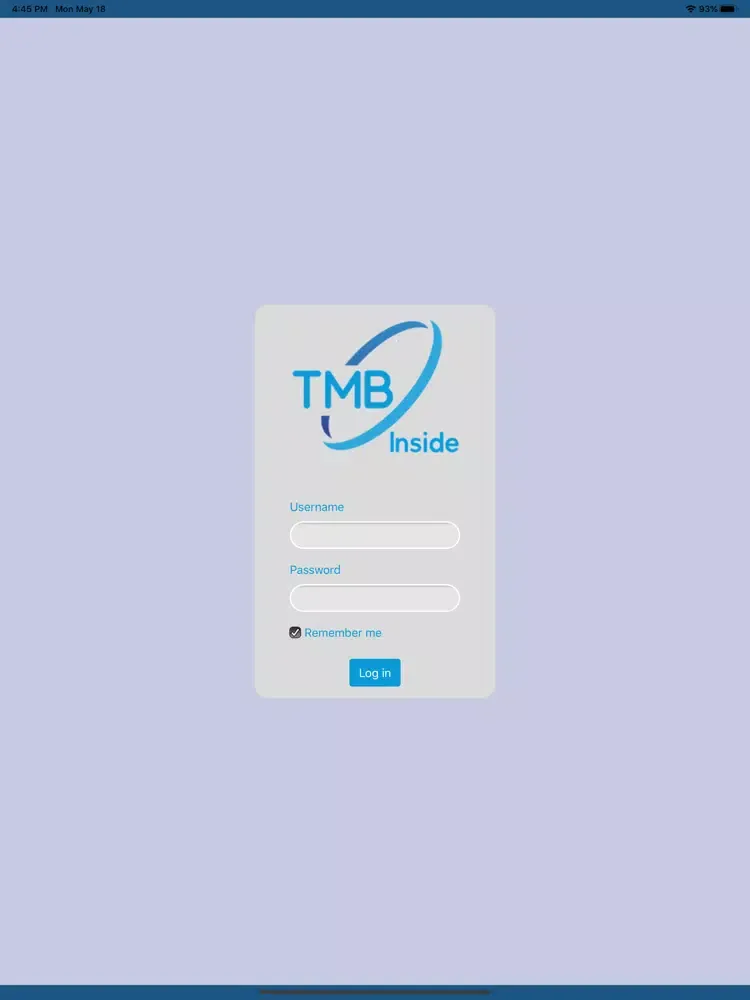 Ảnh chụp màn hình của TMB Inside iPad 