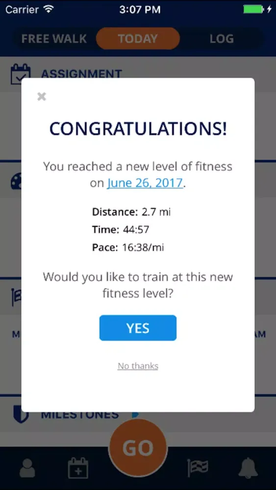 Ảnh chụp màn hình của Movecoach Moves AdRoll