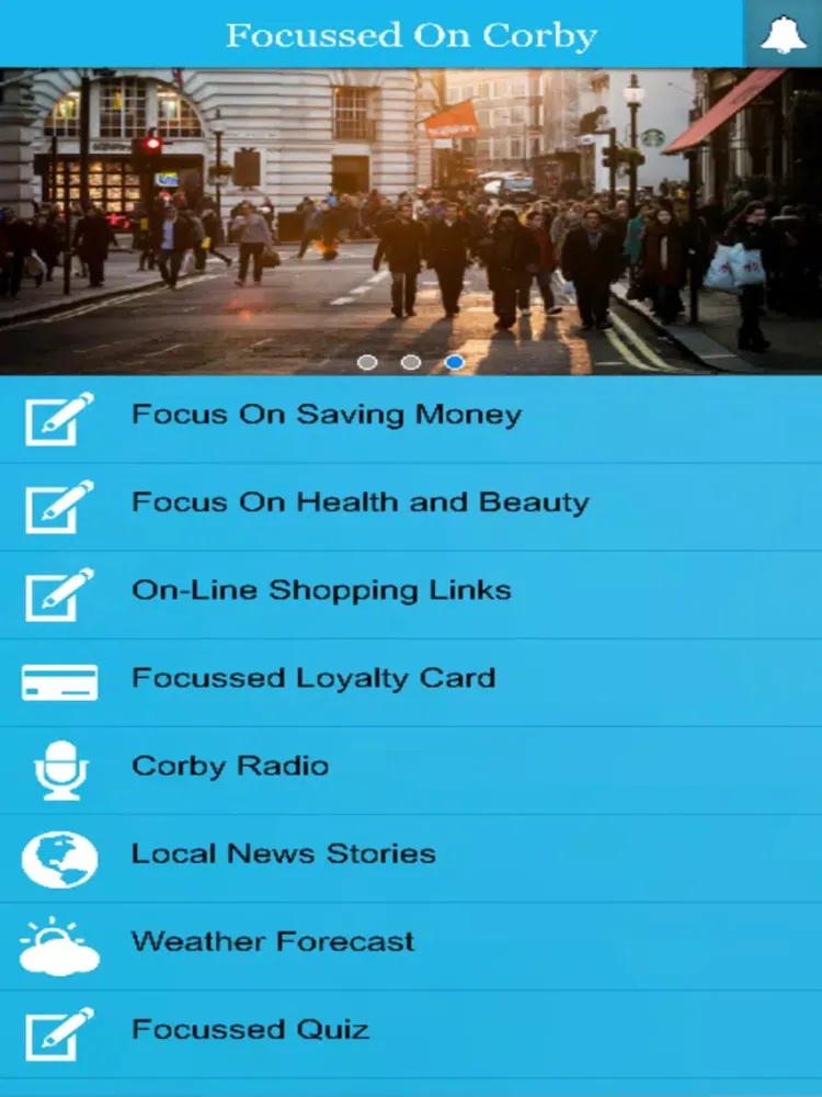Focussed On Corby iPad  Screenshots