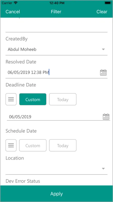 Ảnh chụp màn hình của Centra CRM