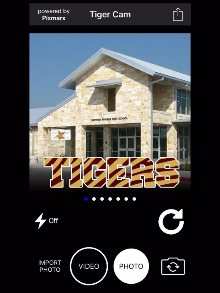 Tangkapan skrin Tiger-Cam iPad 