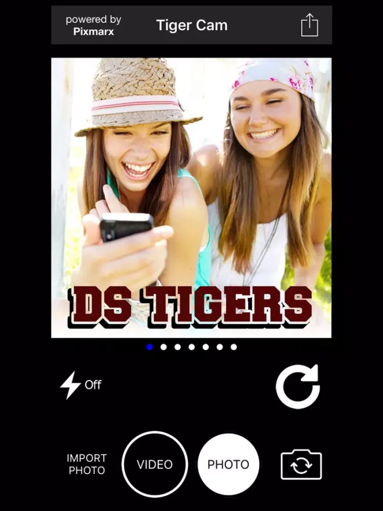Tangkapan skrin Tiger-Cam iPad 