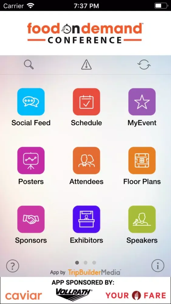 Captures d'écran de Food On Demand Conference