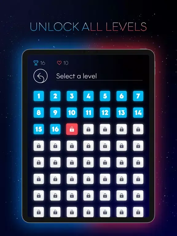 صور Duo Square - red and blue iPad 
