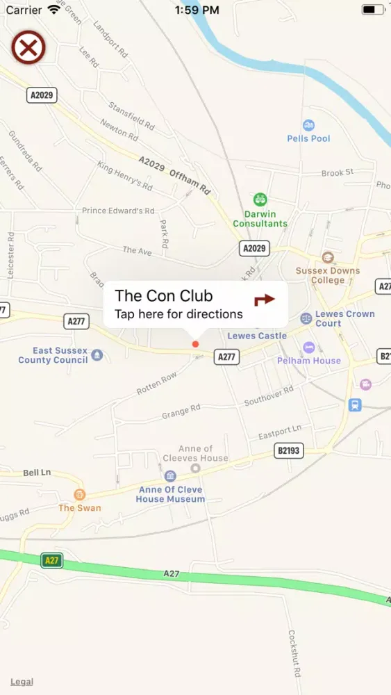 Capturas de tela do Lewes Con Club