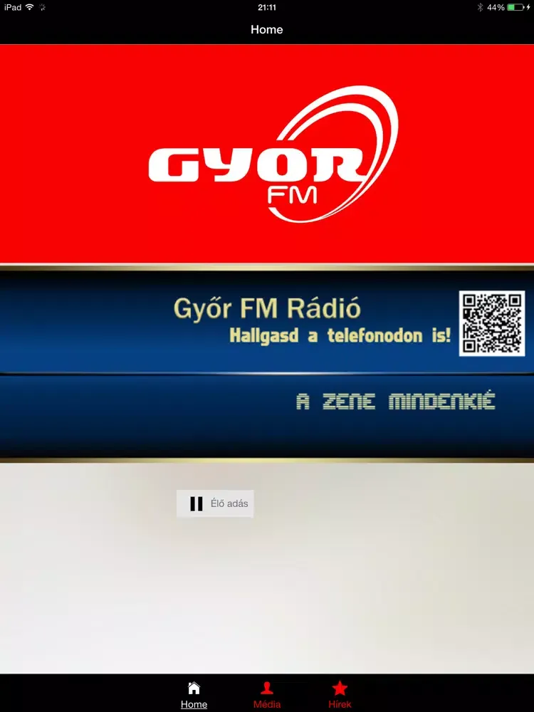 Győr FM iPad  스크린샷