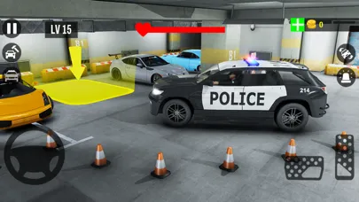 Police Car Parking Real Car 스크린샷