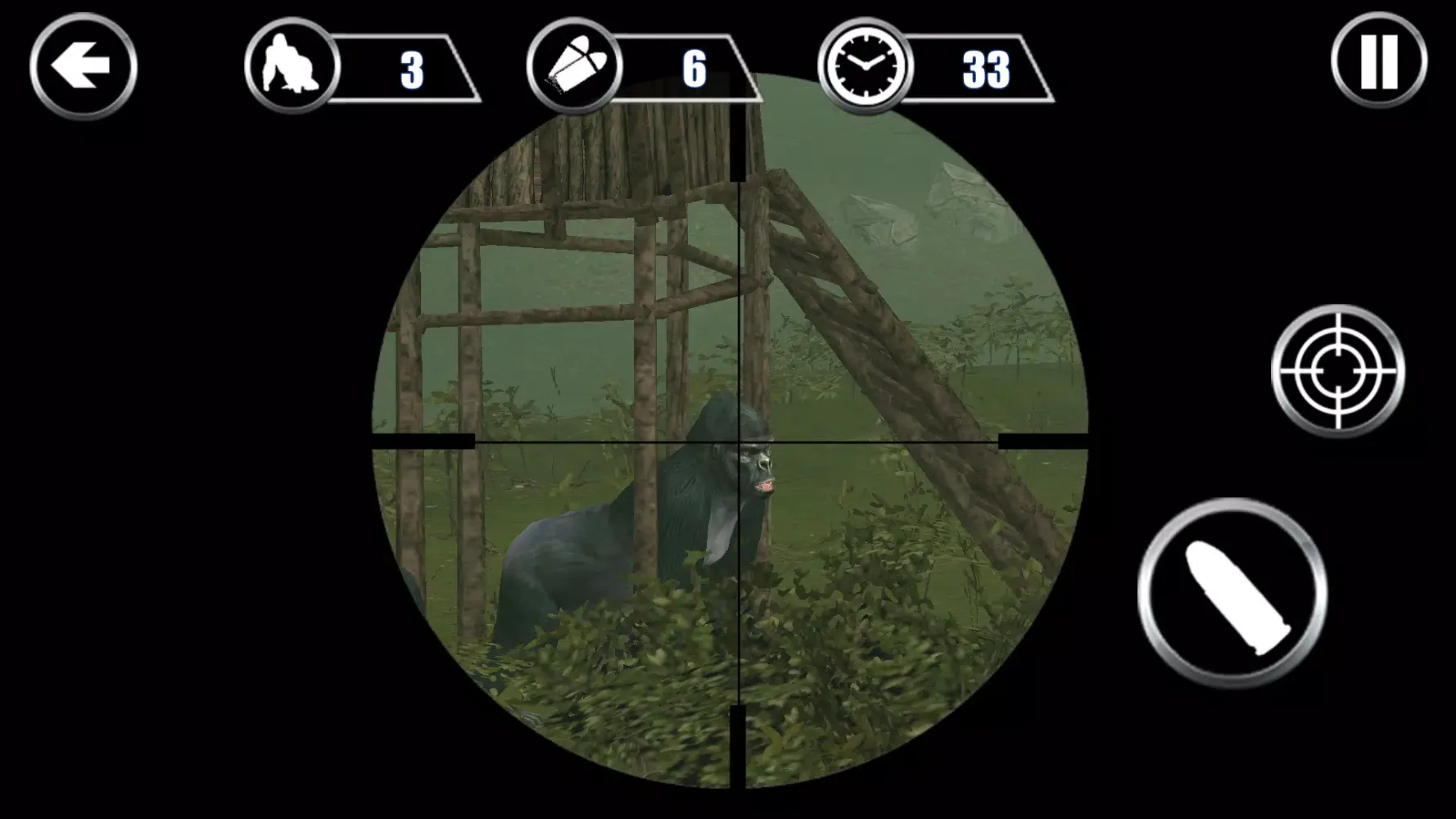 Captures d'écran de Gorilla Hunter: Hunting games