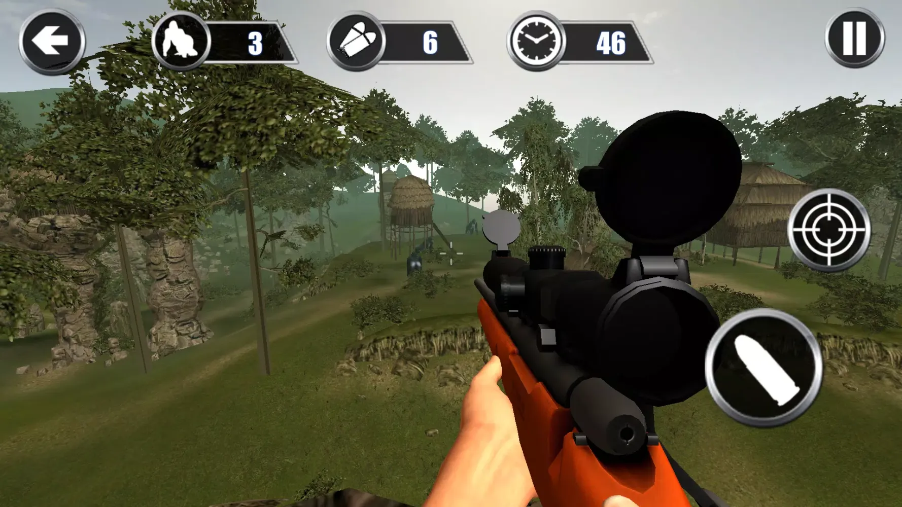 Captures d'écran de Gorilla Hunter: Hunting games