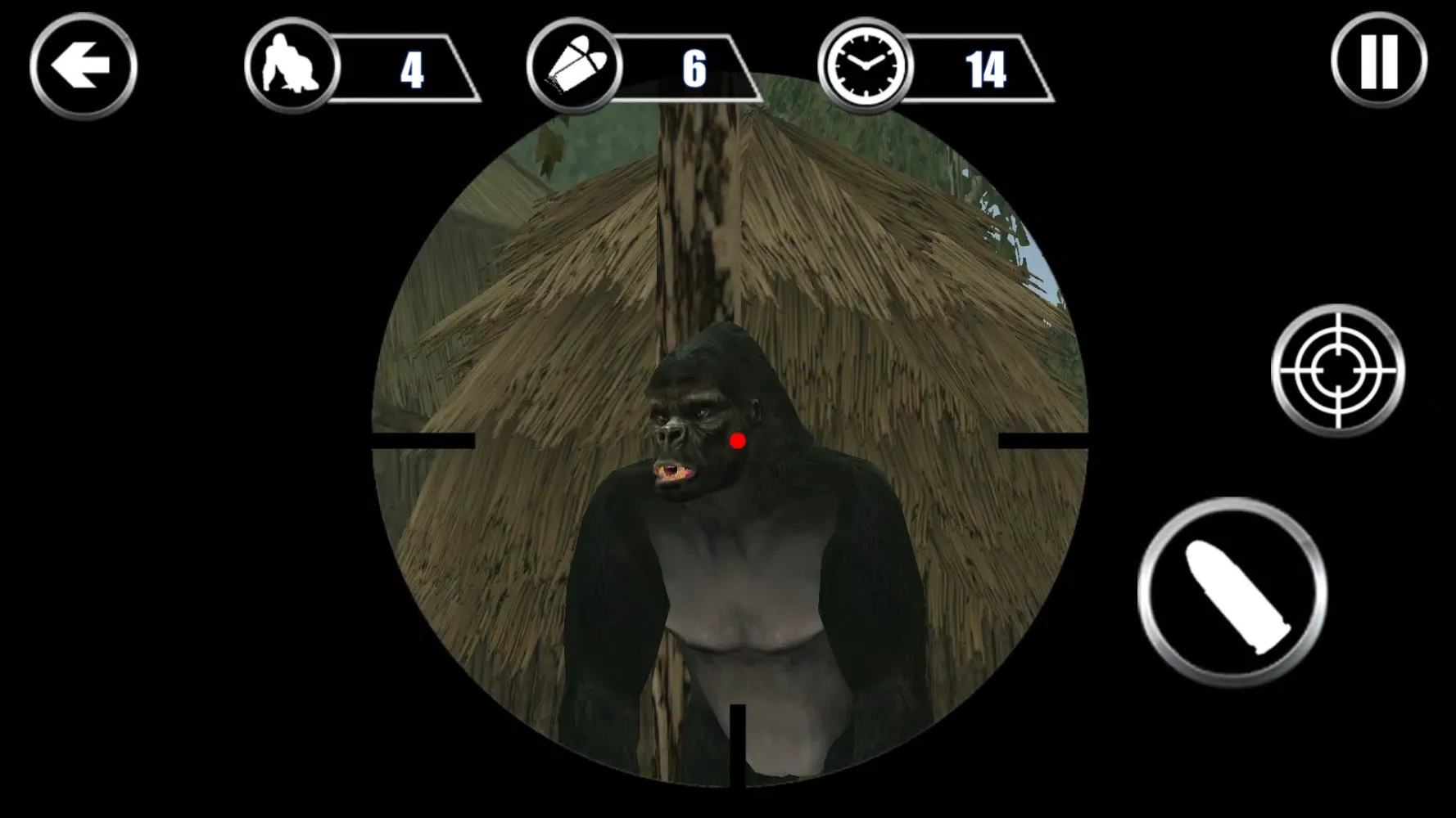 Captures d'écran de Gorilla Hunter: Hunting games