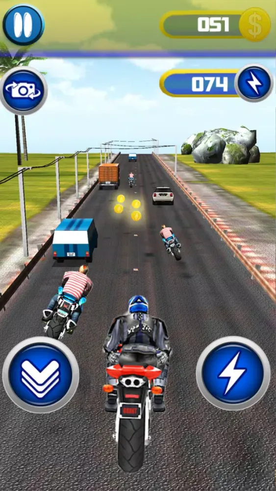 Capturas de pantalla de Highway Rider City Motor Racing 3D