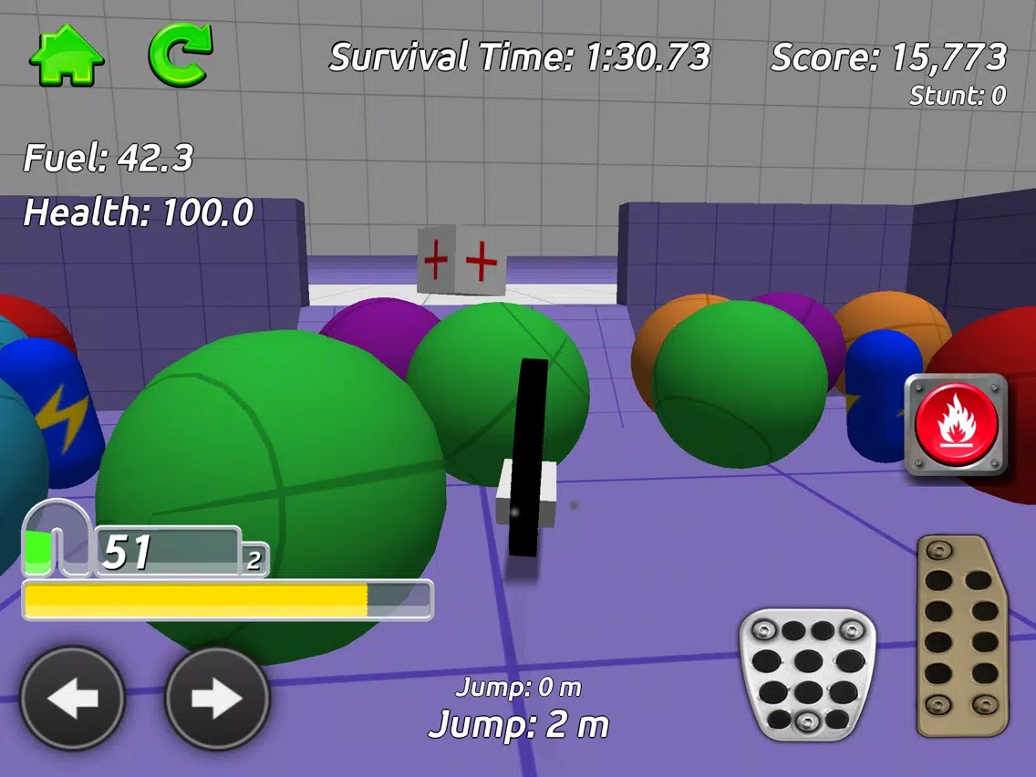 Tangkapan skrin Stunt Monobike Simulator iPad 