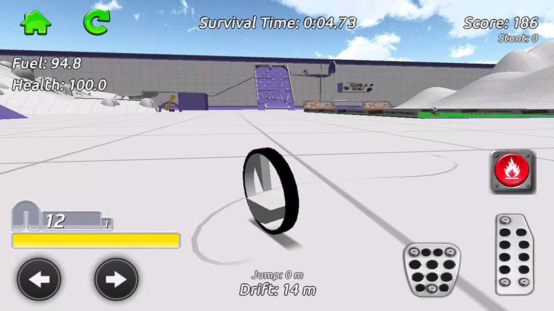 Tangkapan skrin Stunt Monobike Simulator