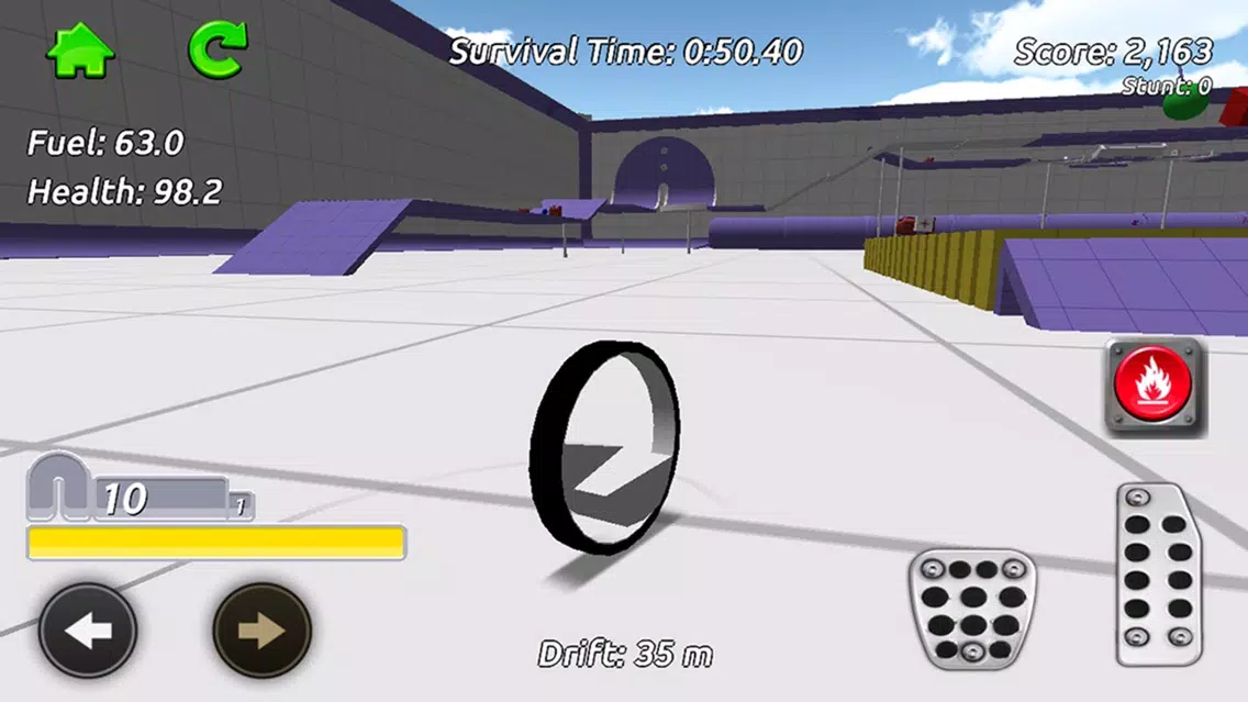 Tangkapan skrin Stunt Monobike Simulator