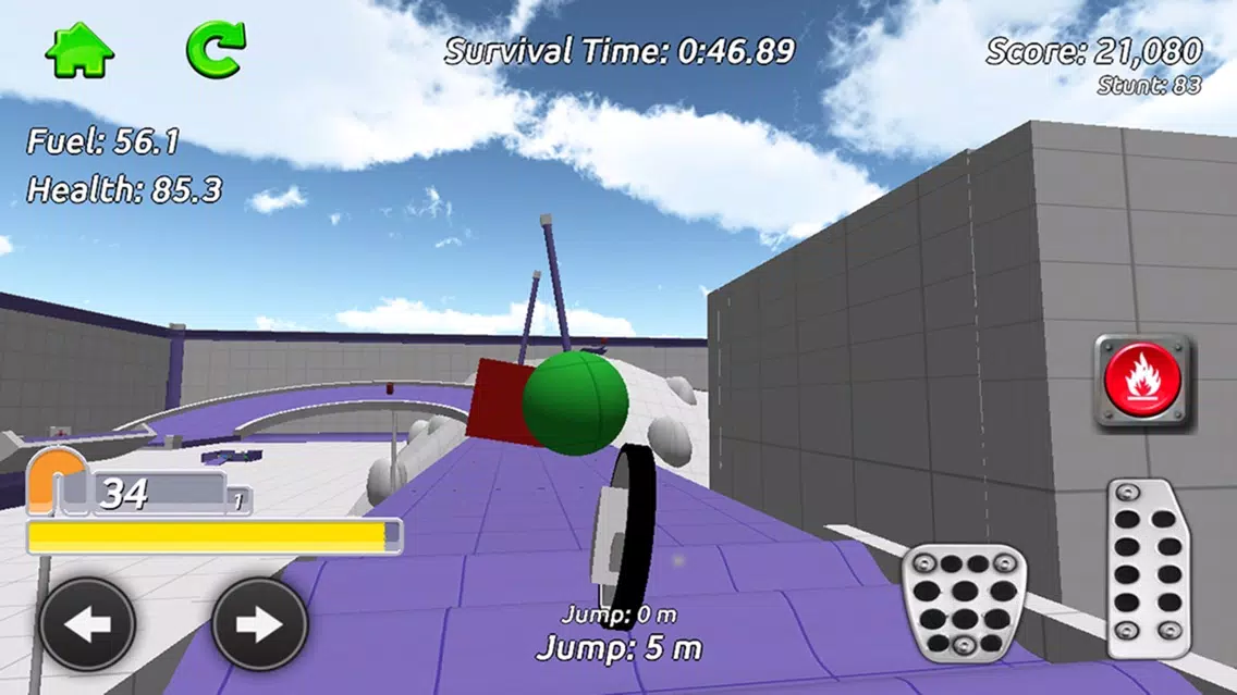 Tangkapan skrin Stunt Monobike Simulator