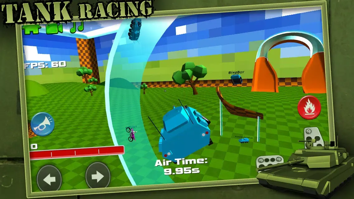 Capturas de tela do Tank Racing