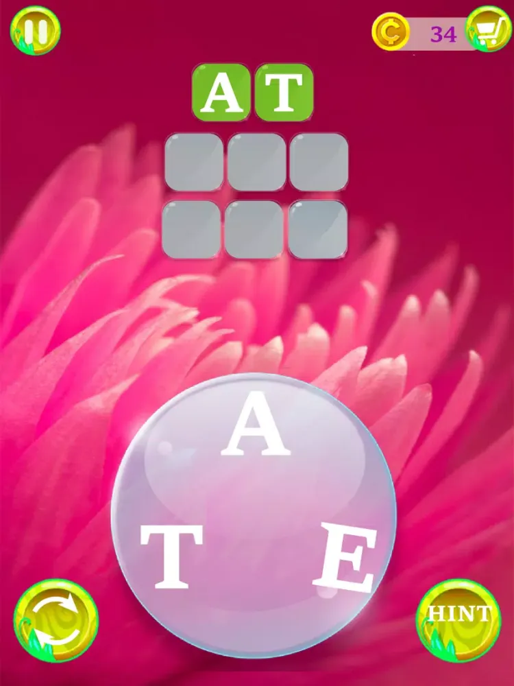 Capturas de tela do Word Flowers: Crosswords Game iPad 