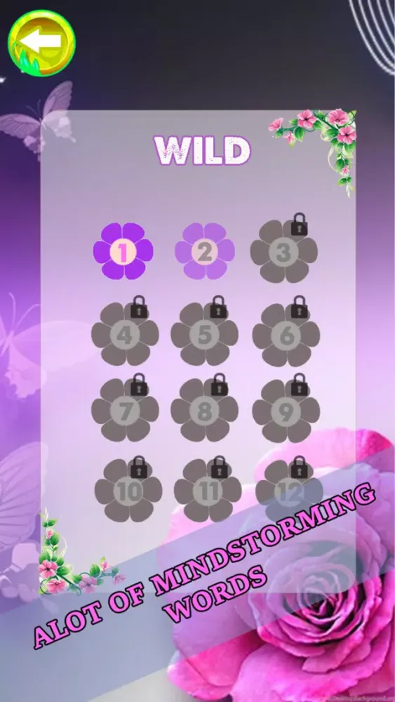 Capturas de tela do Word Flowers: Crosswords Game