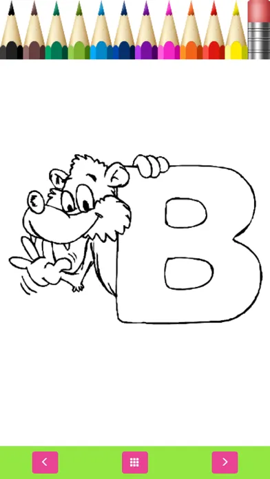 Ảnh chụp màn hình của ABC Coloring Alphabet