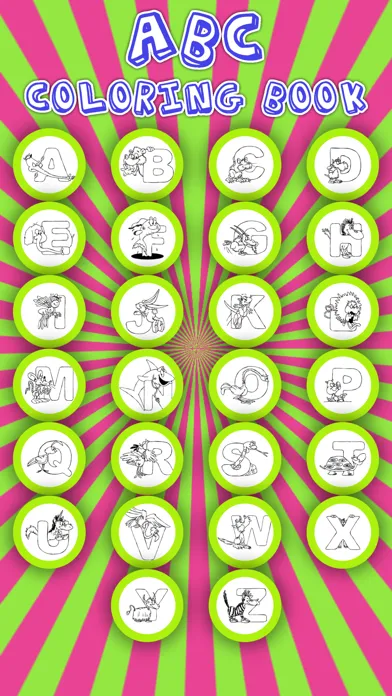 Ảnh chụp màn hình của ABC Coloring Alphabet