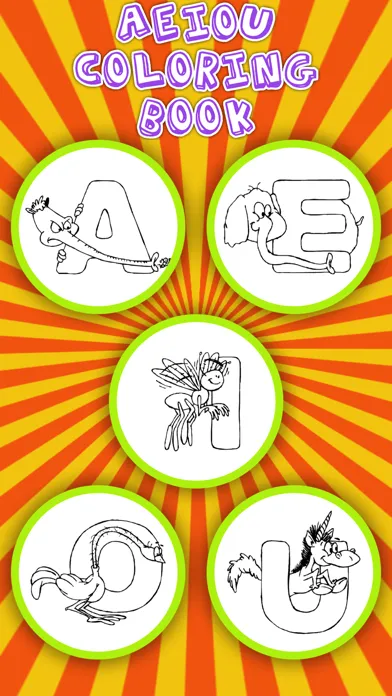 AEIOU Coloring Book应用截图