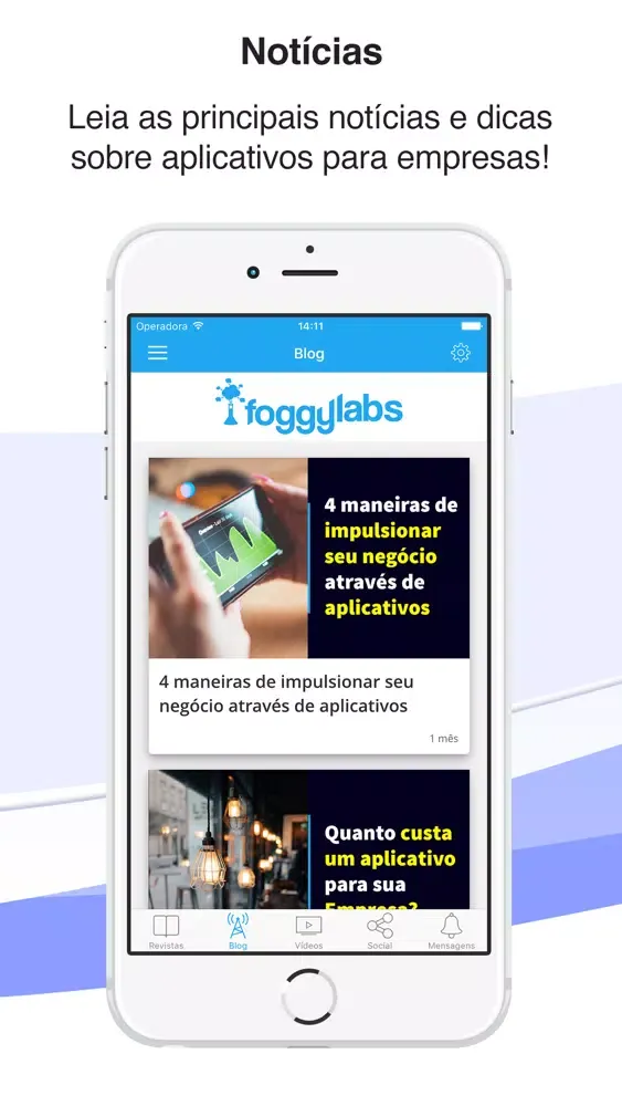 Foggy Labs - aplicativos para empresas Screenshots