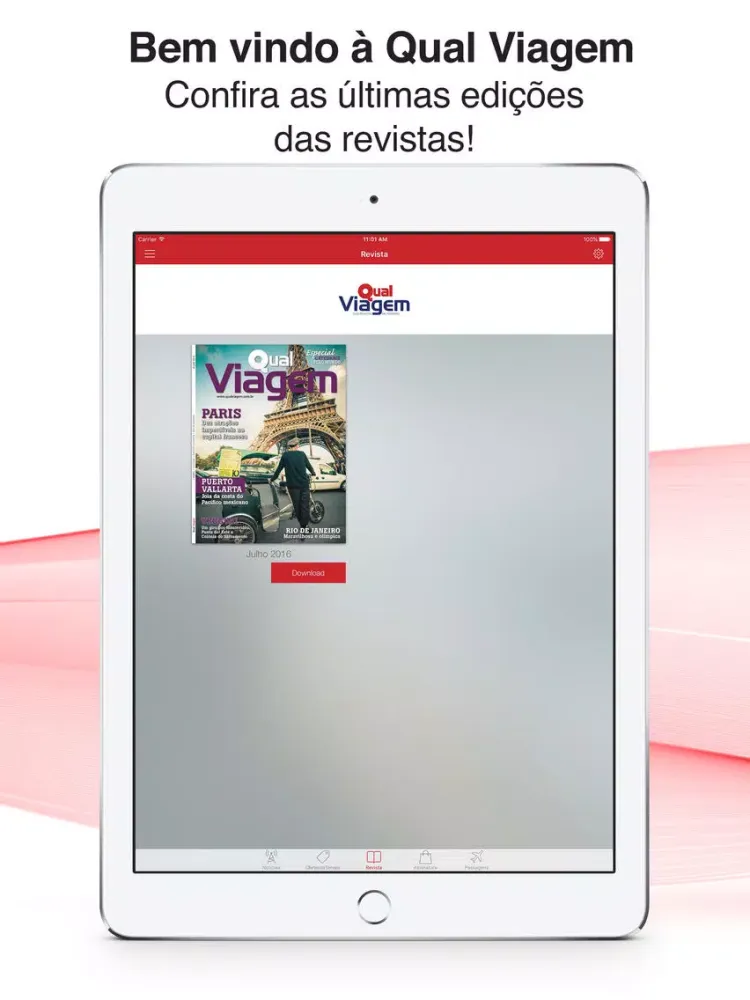 تصاویر Qual Viagem - a sua revista iPad 