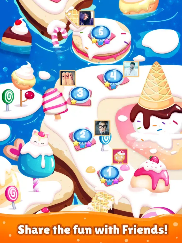 Ảnh chụp màn hình của Sweet Candy Smack Story iPad 