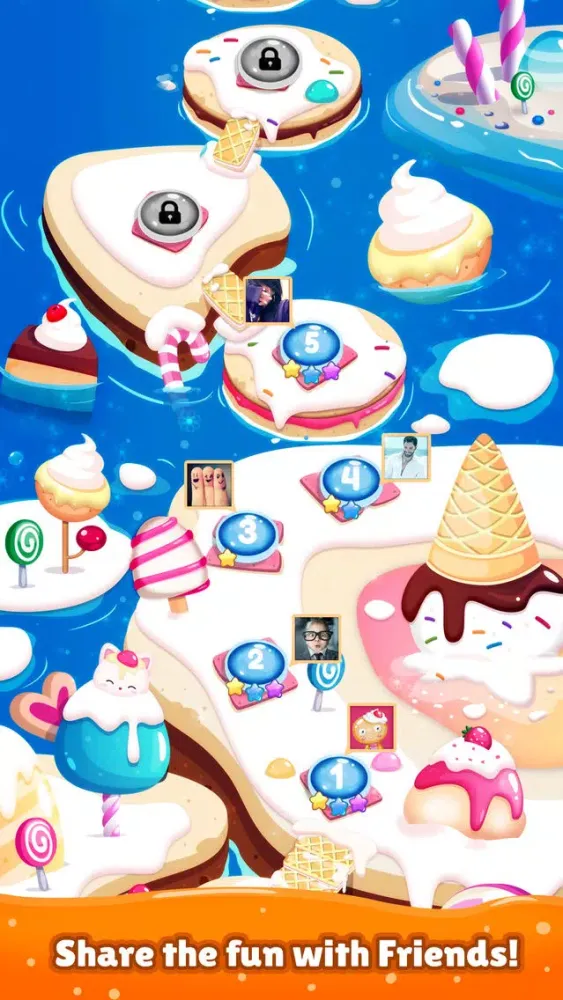 Ảnh chụp màn hình của Sweet Candy Smack Story