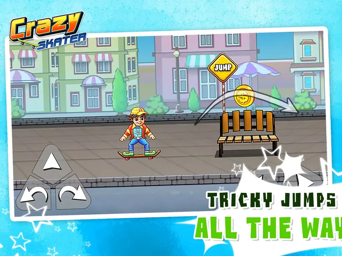 Screenshot di Crazy Skater Kid - Freestyle Skateboarding Game iPad 