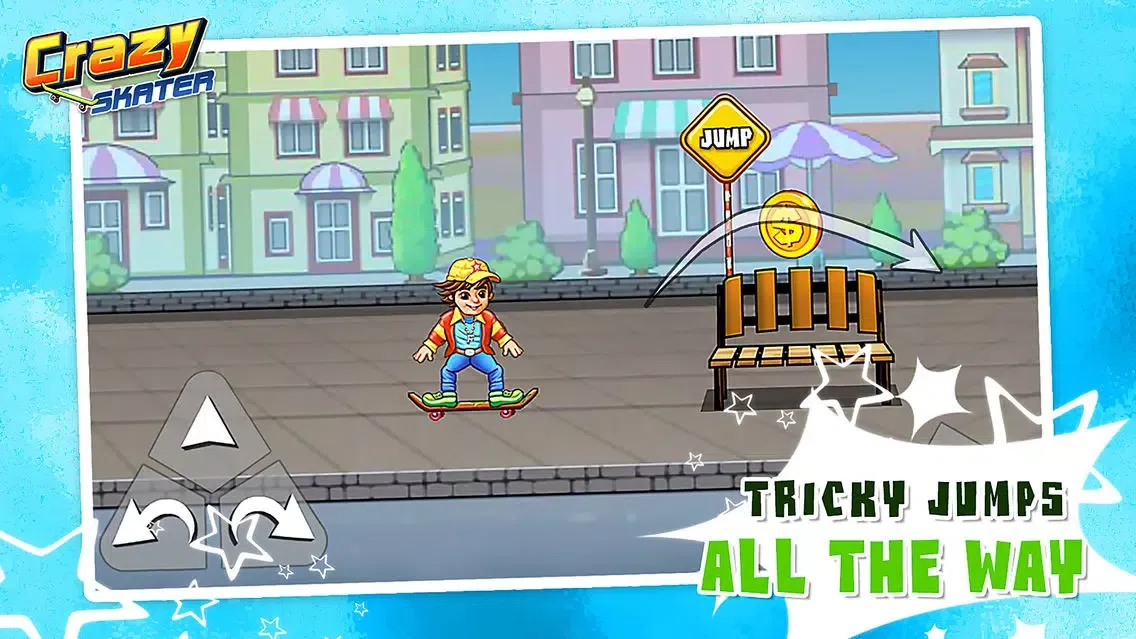 Screenshot di Crazy Skater Kid - Freestyle Skateboarding Game