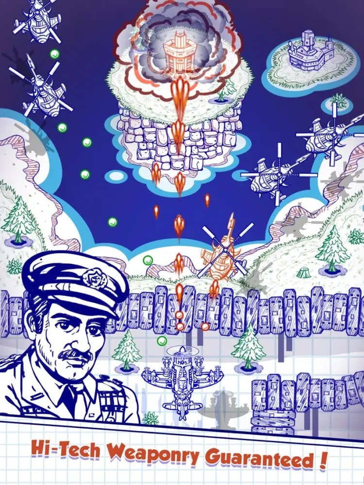 Captures d'écran de Doodle Combat - Sky Fighter's iPad 