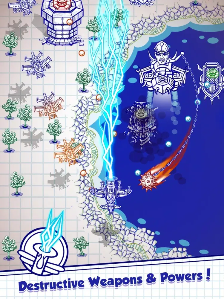 Captures d'écran de Doodle Combat - Sky Fighter's iPad 